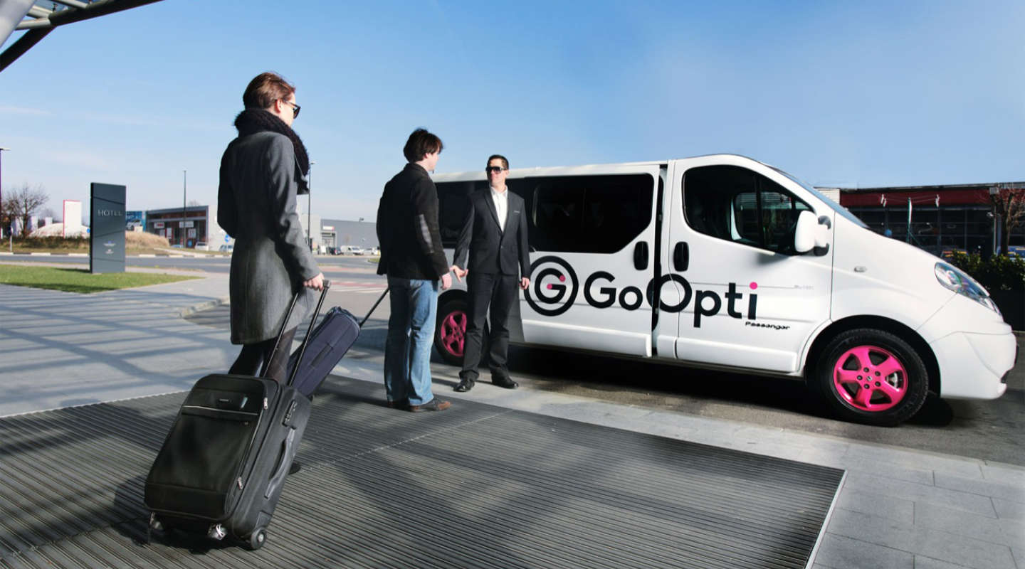 GoOpti - innovative business model of shared, demand responsive tranportation on longer distances through EU